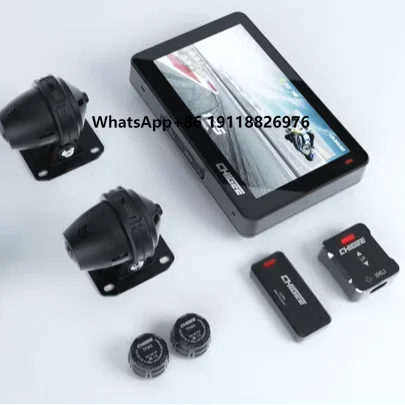 

CHIGEE 4.3 Inch Triple Portable Gps System Motorcycle Android Screen With Dvr Tpms Carplay for Motorcycles Universal