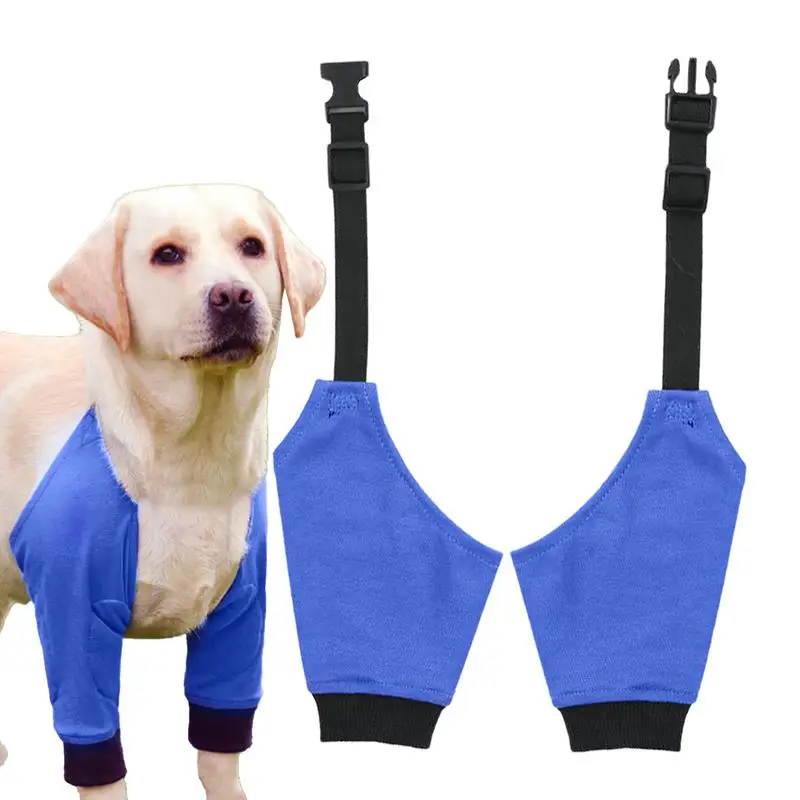 Dog Front Elbow Brace 1 Pair Dog Shoulder Elbow Brace Stain-resistant Wear-Resistant Breathable Knee Pad Pet Shoulder Recovery