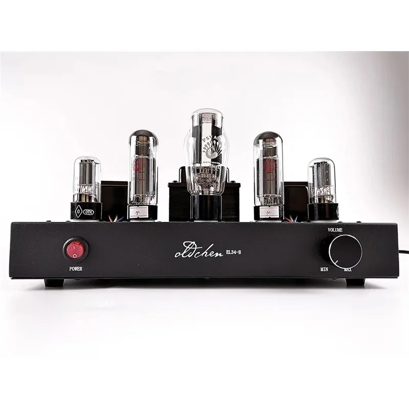 Oldchen El34 Vacuum Tube Amplifier Class A Hifi Sound Amplifier High 10w Home Theater Bluetooth 5.0 High End Home Amp view 2