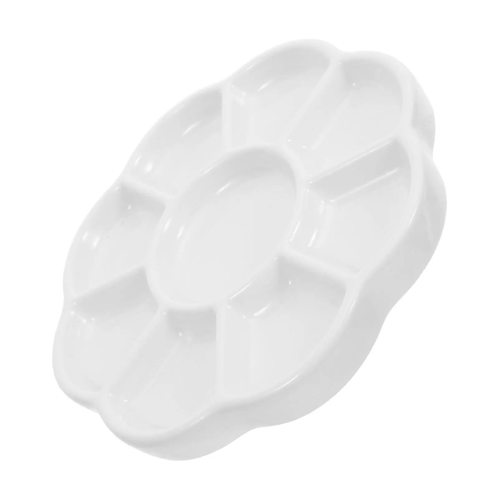 High Quality Ceramic Color Mixing Tray Multi Compartment Pigment Dish for Watercolor Ink Acrylic Artists Painters Craft