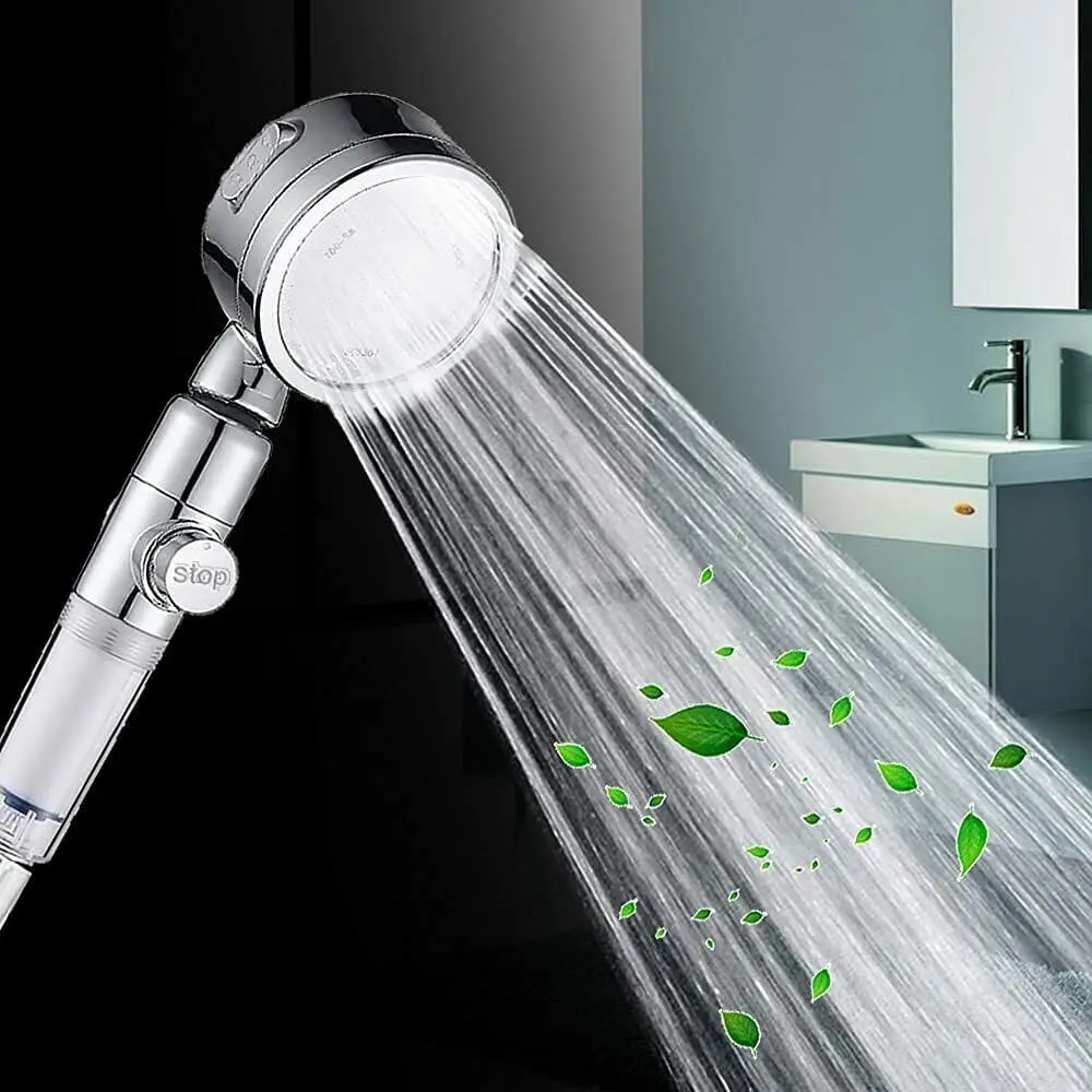 

Propeller Shower Head Rainfall High Preassure Water Saving Bathroom Accessary Pressurized Nozzle Universal Adaptation