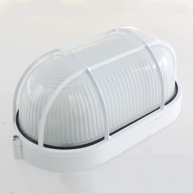 Painted Oval Outdoor IP65 Gate Wall Lamp Waterproof moisture-proof contracted garden Porch Wall light courtyard Wall Sconce