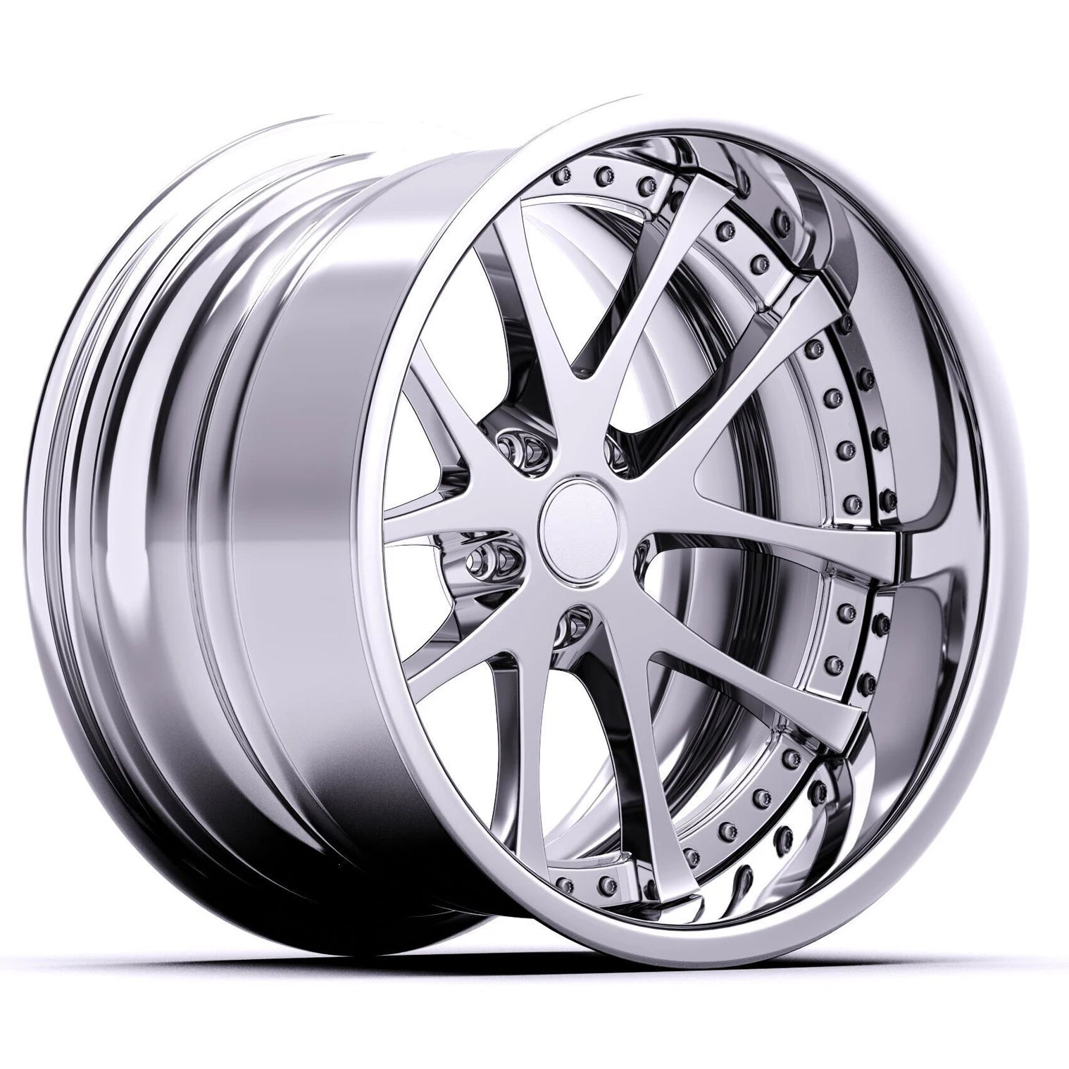 Hot-selling 18-24 Inch Personalized Custom Aluminum Alloy Two-piece Passenger Car Wheels