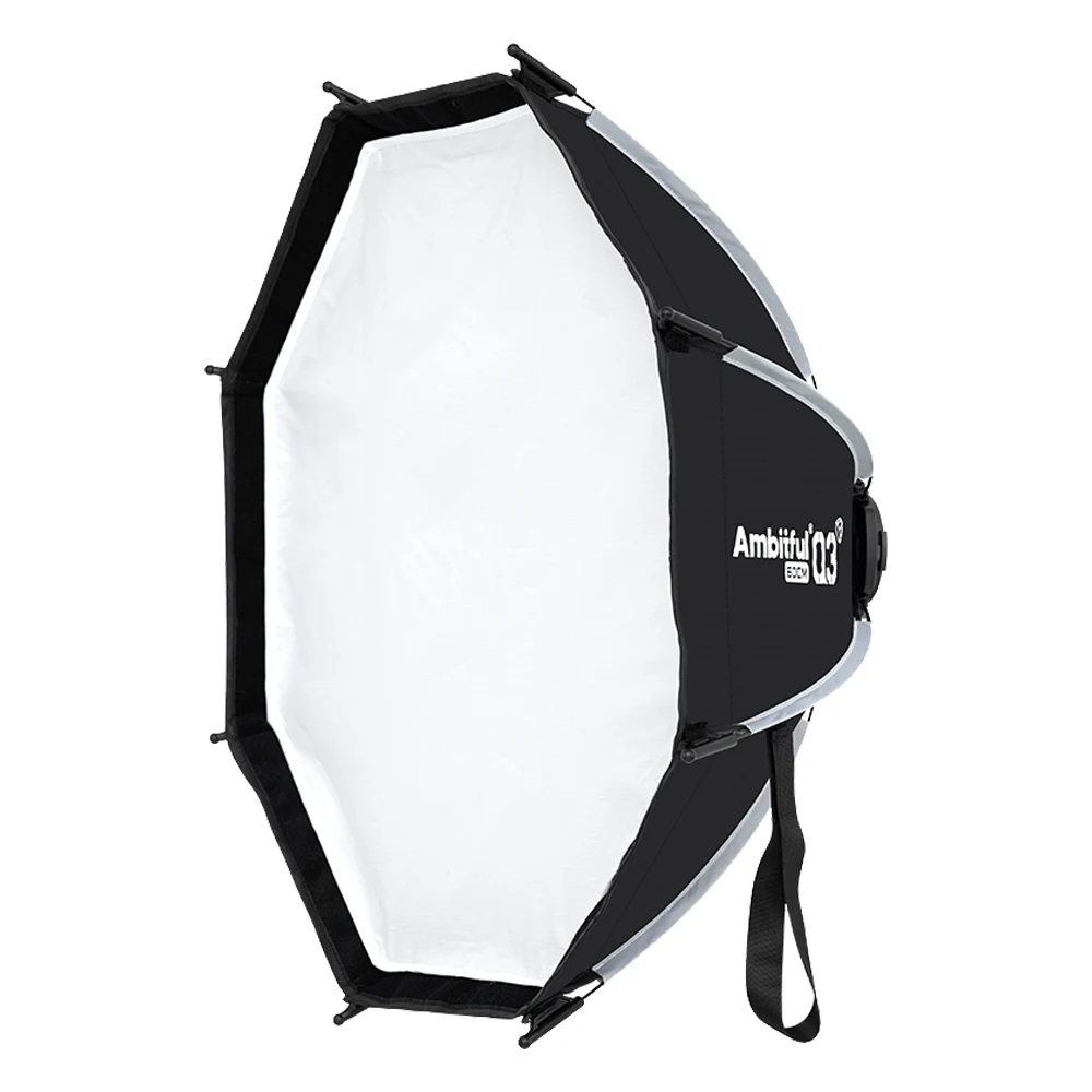 New AMBITFUL Q3 Quick Release Softbox With Optional Grid,Mini Bowens,GODOX Mount,Flashlight Bracket For GODOX YONGNUO NANLITE - view 5