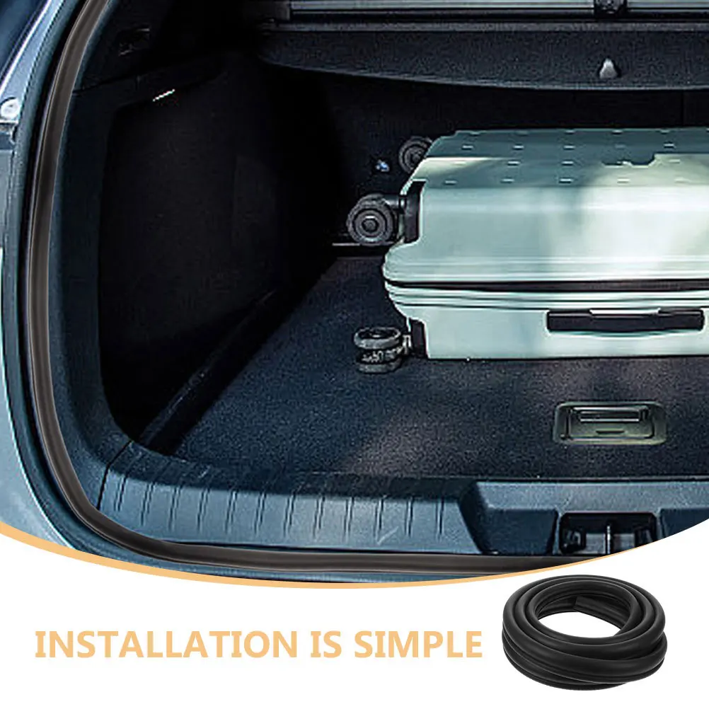자동차 보호용 1M 고무 밀봉 스트립 트렁크 도어 엣지 바람 모래 잔해 방지 자동차 액세서리 후면 범퍼 가드