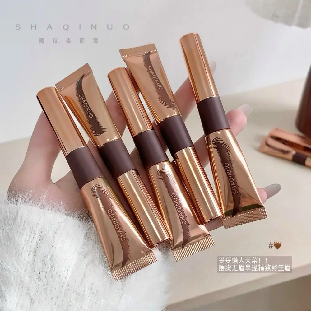 Semi-Permanent Peel Off Eyebrow Gel Tint Transfer-Proof Long Lasting Eyebrow Cream Waterproof Eye Cosmetics