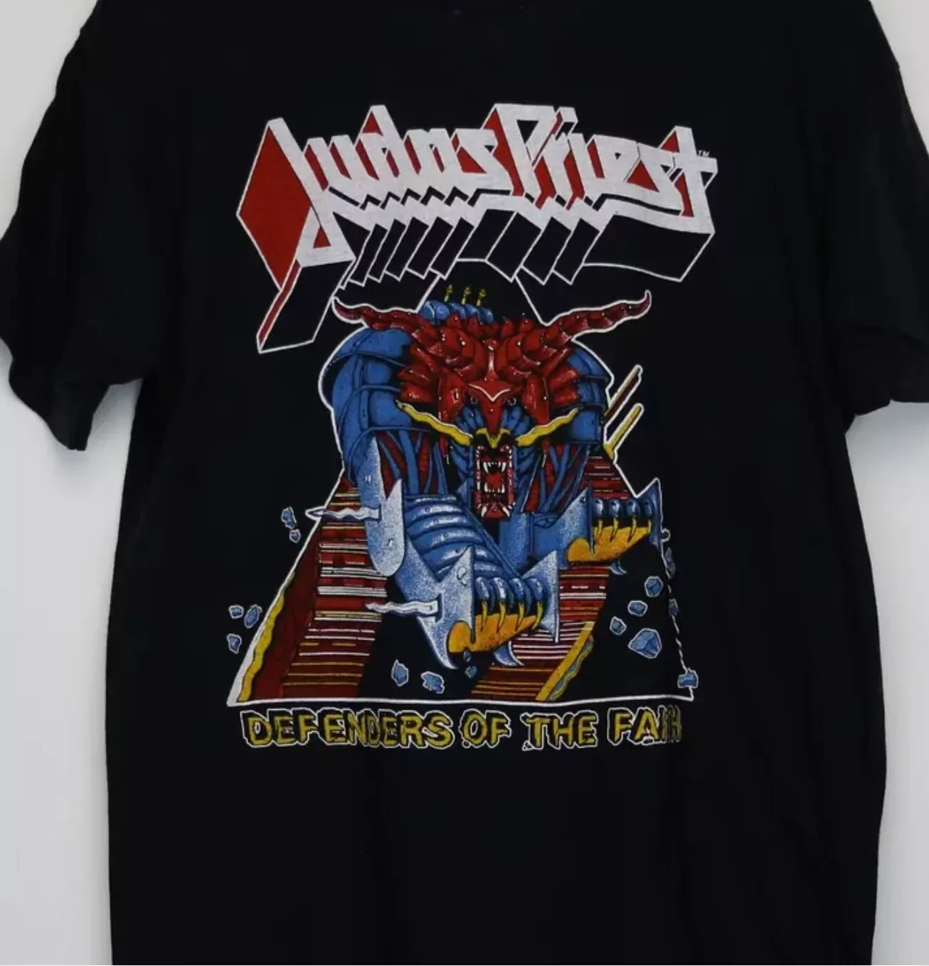 Judas Priest Defenders Of The Faith 1984 VTG T-Shirt Size S-5XL For Fans