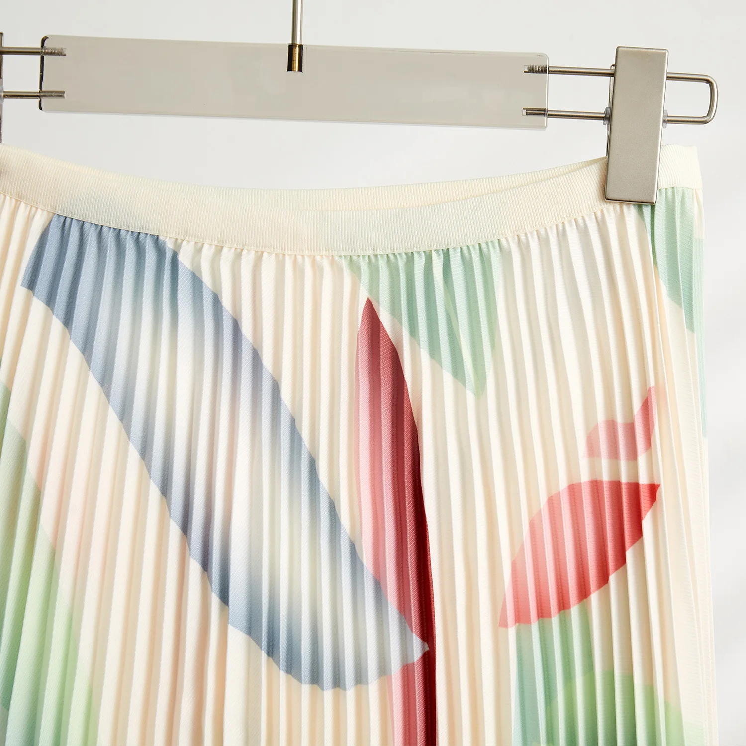 أزياء المرأة مطوي قميص قصير الأكمام عالية الياقة الصيف مطوي تنورة عارضة نمط مجموعة تنورة 2 قطعة مجموعة #3