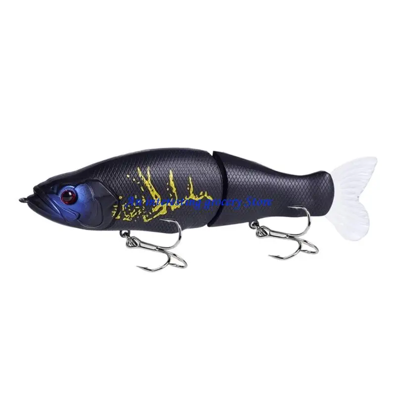 652D Multi Jointed Swimbaits Angelgerät Künstliche Harte Köder Schwimmköder 32g 135mm Langsam sinkender Angelköder mit Haken – Detail 7