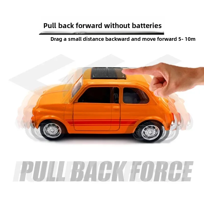 1:36 เด็กวินเทจรถโบราณมินิล้อแม็กดึงกลับรถรุ่นเครื่องประดับ