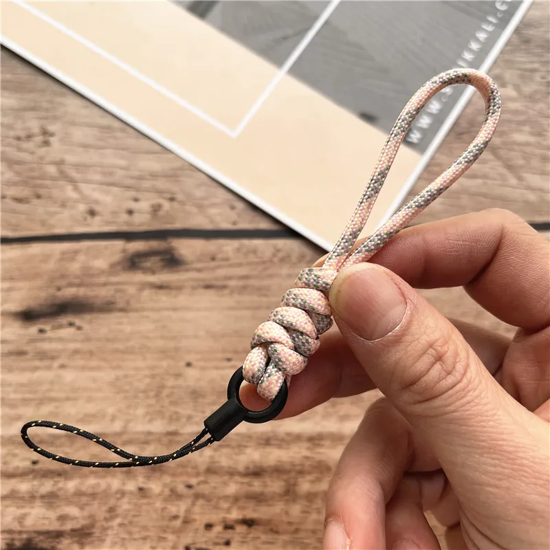 Handmade Nylon Keychain Lanyard, Mobile Phone Accessories