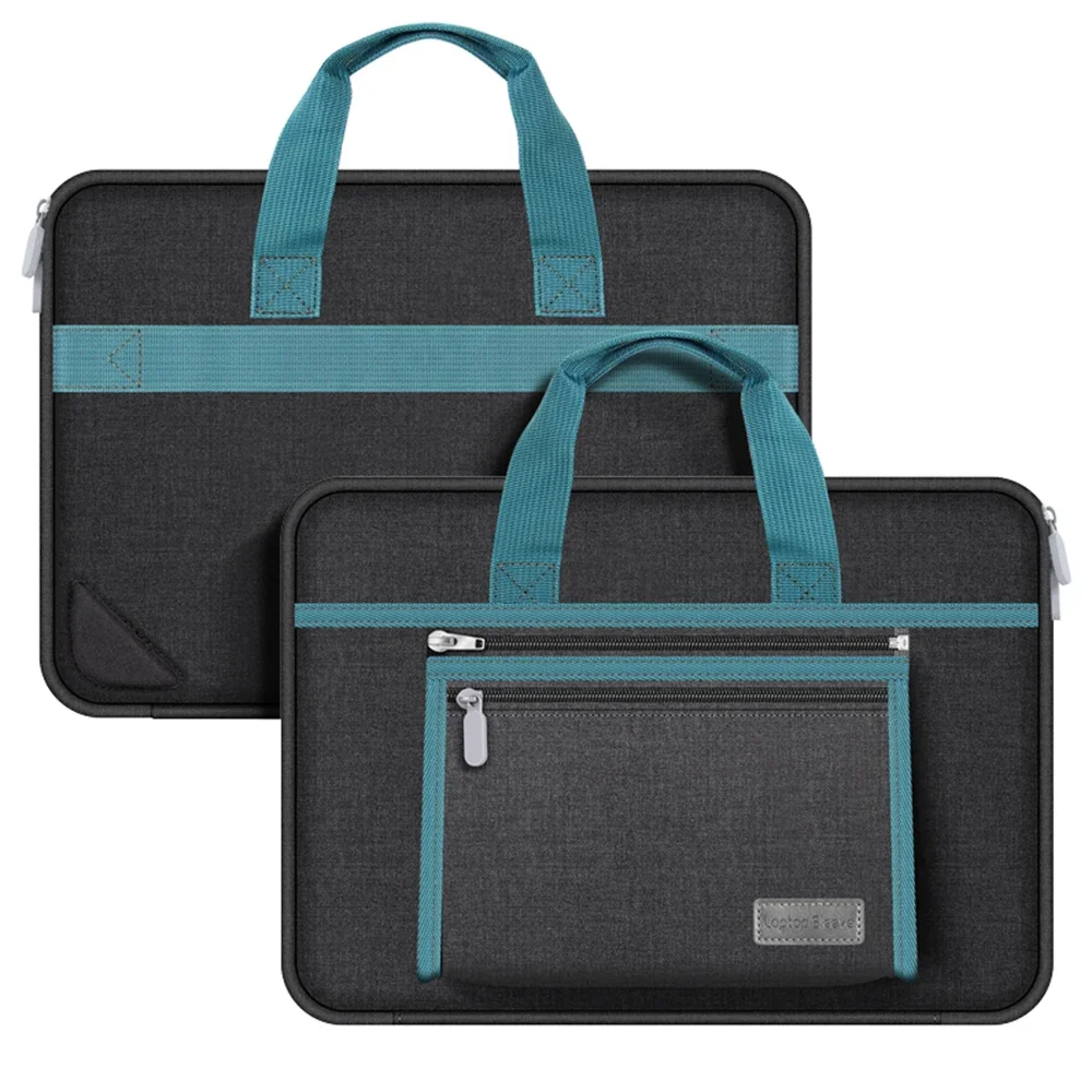 Laptop-Briecase-Tasche für 13 14 15 16-Zoll-MacBook Air Pro HP Huawei Asus Dell Samsung Xiaomi Notebook-Hülle Computer Stand Funda