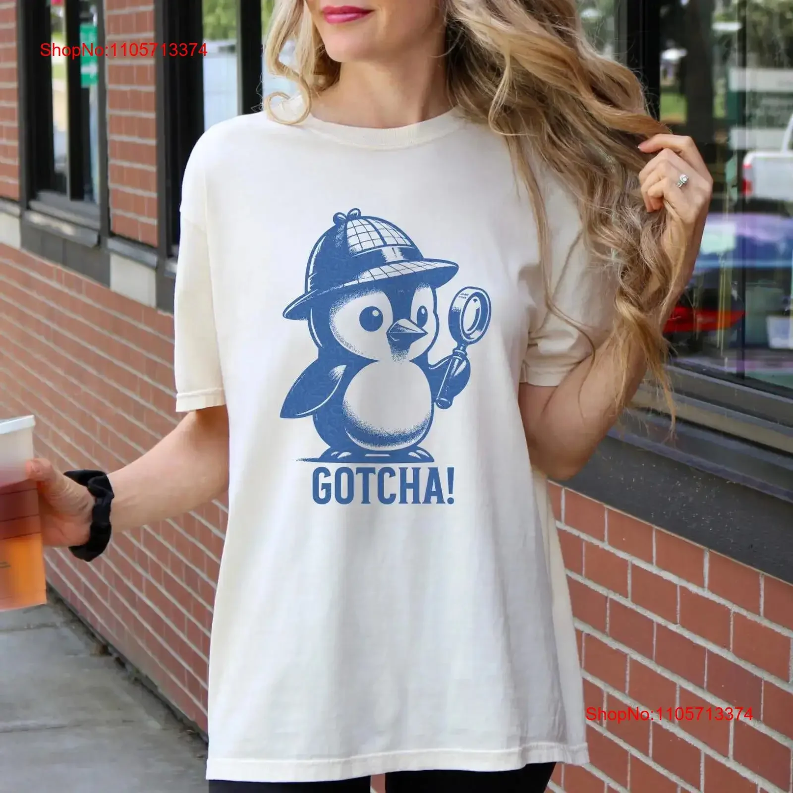 Футболка Gotcha T-Shirt Penguin в винтажном стиле, дышащая, повседневная, в уличном стиле, мягкая, удобная, мужская, для повседневной носки