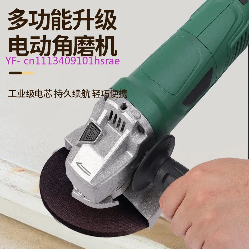 220V High-Power Variable Speed Angle Grinder, Multi-Functional Handheld Polisher, Mini Cutting & Grinding Tool