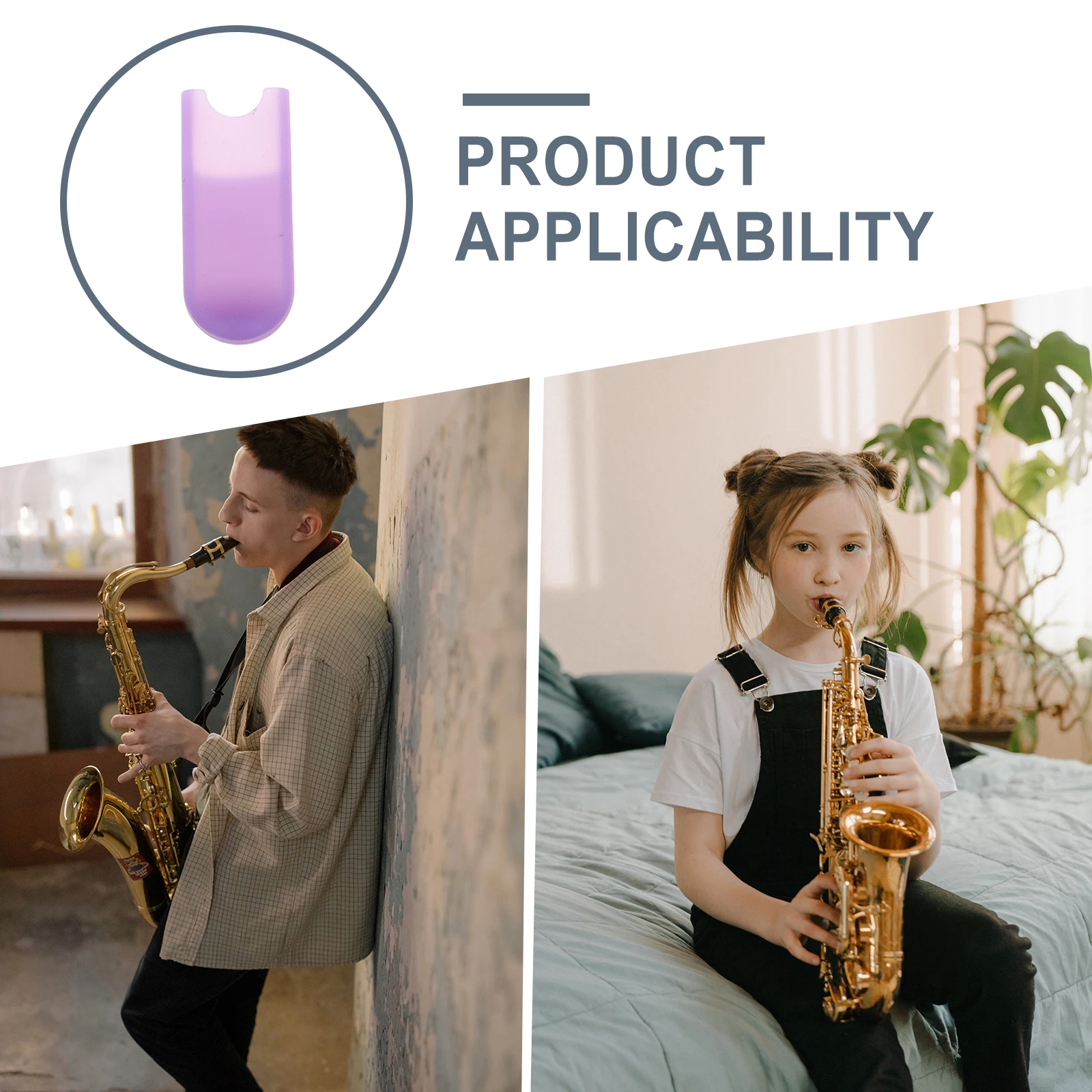 

Saxophone Thumb Rest Cushion Silicone Finger Protector Pad Cover for Tenor Instruments Accessories Thumb Cover Non Slip