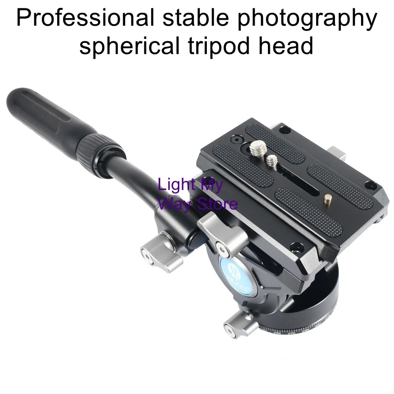 

Professional Metal Hydraulic Gimbal MVH-10 Damping Smooth Photography and Videography Short Video SLR Camera Mirrorless Camera