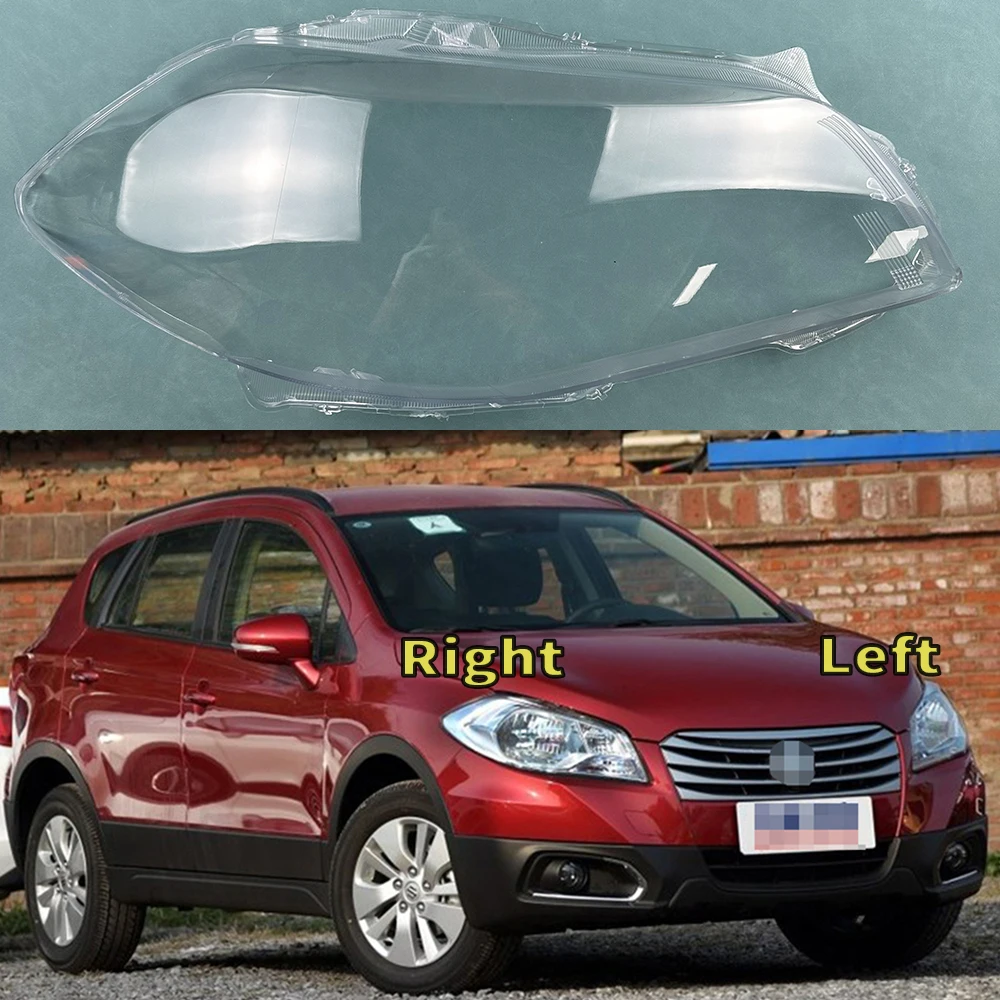 

For Suzuki S-cross 2015-2017 Front Headlight Cover Transparent Mask Headlamp Lamp Shell Replace Original Lampshade Plexiglass