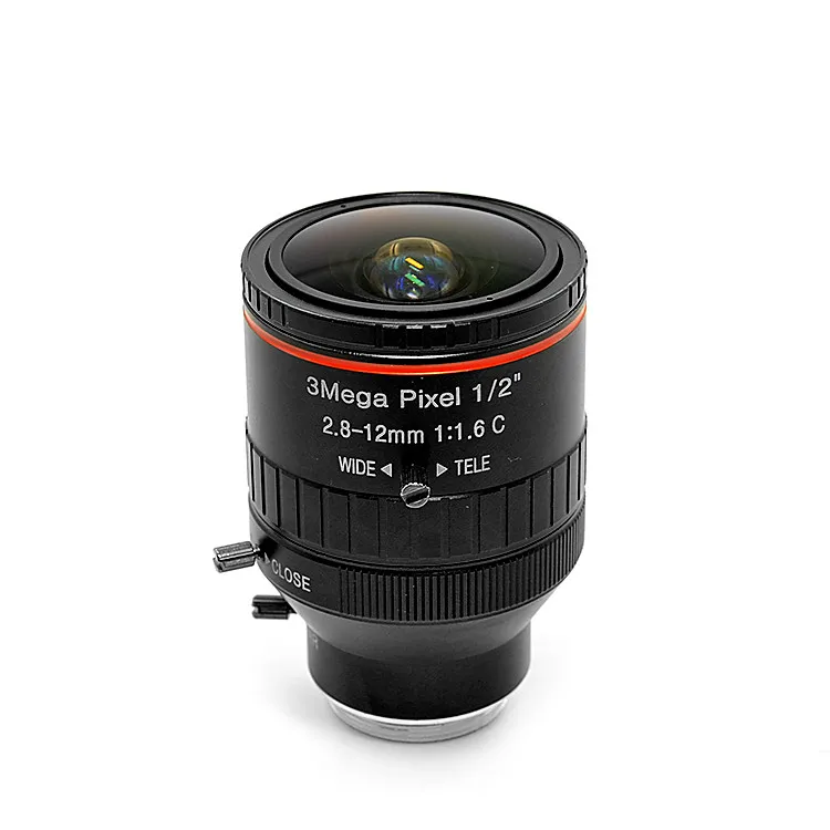 Zoom lens 2.8-12mm C port 3MP HD wide-angle 1/2 inch machine vision inspection FA industrial lens