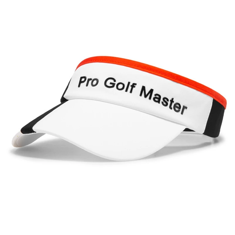 

PGM 1 Piece Rooftop Sunscreen Hat Visor Hat Baseball Hats MZ052 White+Black+Orange