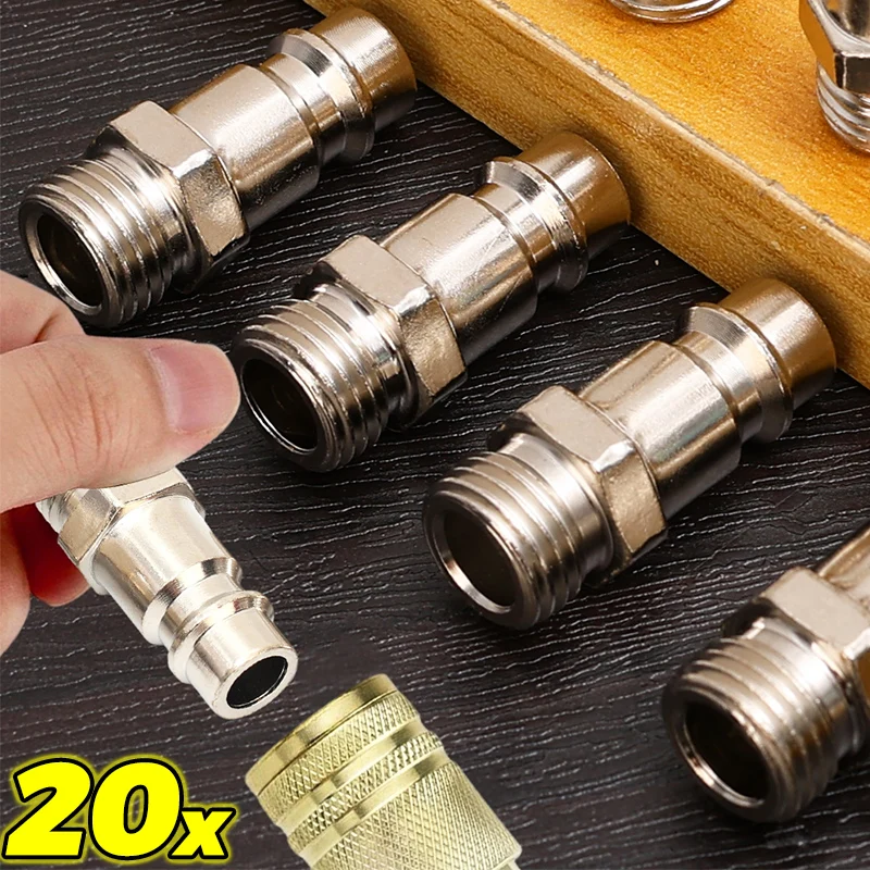 

European Type Pneumatic Fitting For Air Hose Fittings Coupling Compressor Accessories Pneumatic Quick Connector Release Fitting