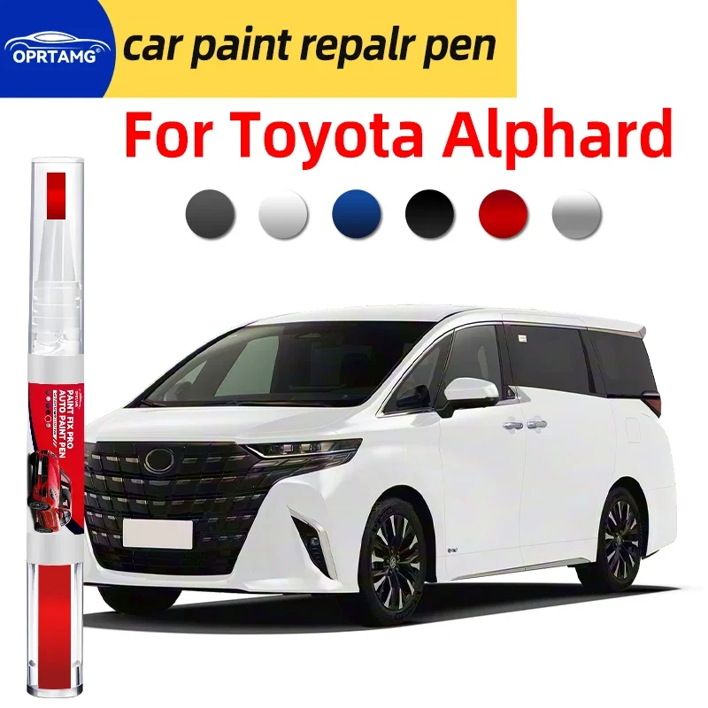 Caneta de reparo de pintura de carro, para toyota alphard, reparo de arranhões, spray preto, ferramentas de pintura de carro, acessórios, ferramentas 