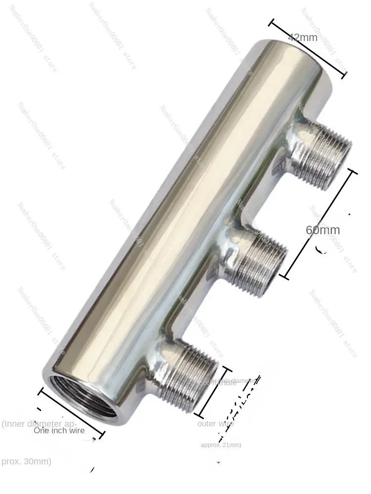 

One inch inner wire to six points outer wire 60mm 304 stainless steel water collector