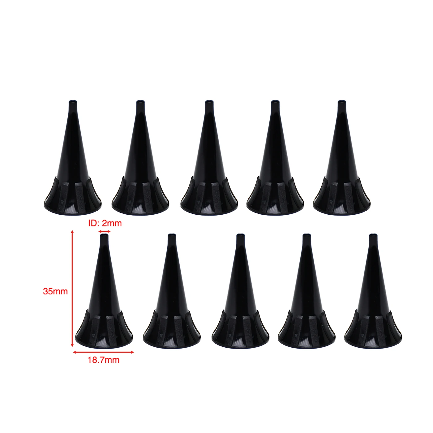 Kit de repuesto de calcetines de oreja desechables para adultos y niños, 10 Uds., para espéculo otoscopio