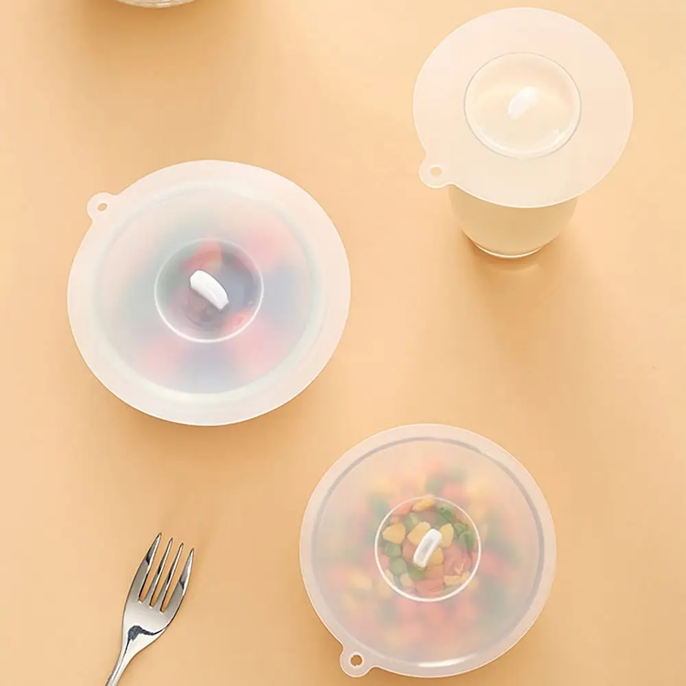 105 125 145 165 185 205 225 295mm Mugs Cup Lid Dustproof with Convex Handle Cup Leakproof Cover Silicone Cup Accessories