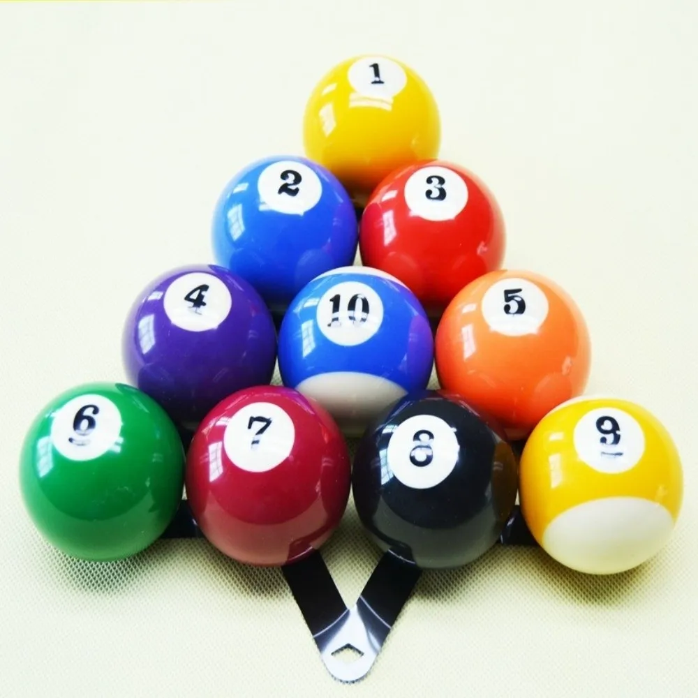 

6pcs Billiard accessories Black Billiard Rack 10 Pcs Marker Dots Plastic Billiard Ball Rack Pool Rack Pool Table