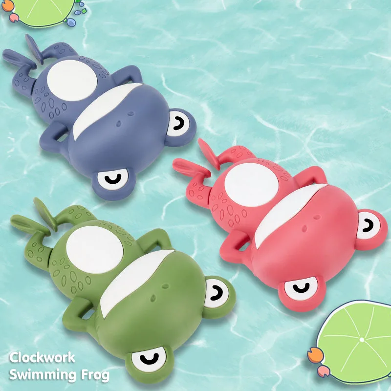 

Baby Bath Toys Cute Swimming Turtle Whale Pool Beach Chain Clockwork Water Toy For Kids Bathing Water Amusement Playing Toys