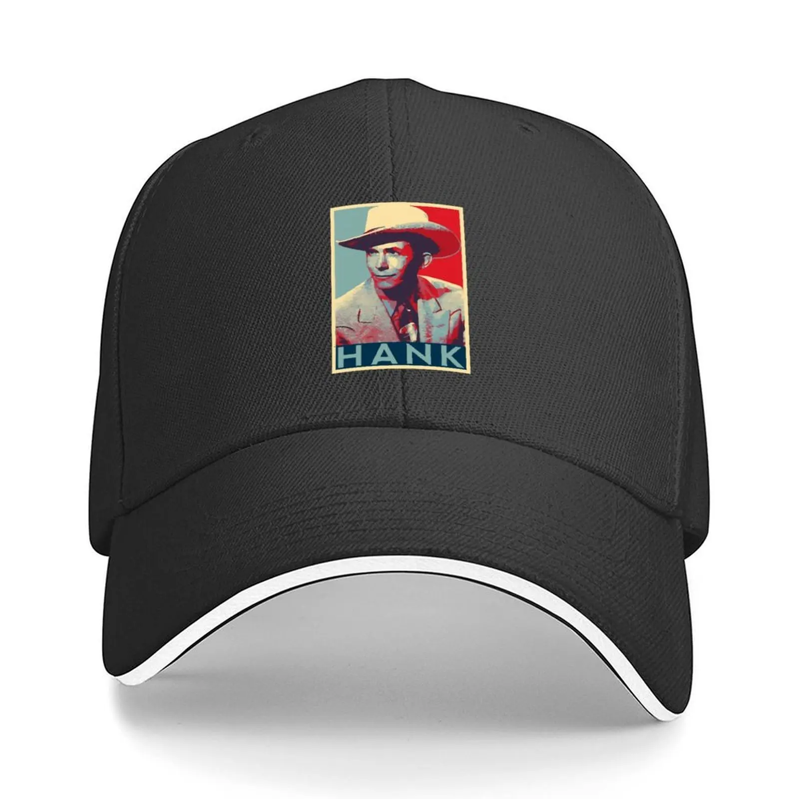 

Hank Williams There's a Tear in My Beer Baseball Cap black western Hat fishing caps man Brand Man cap Hats For Men Women's