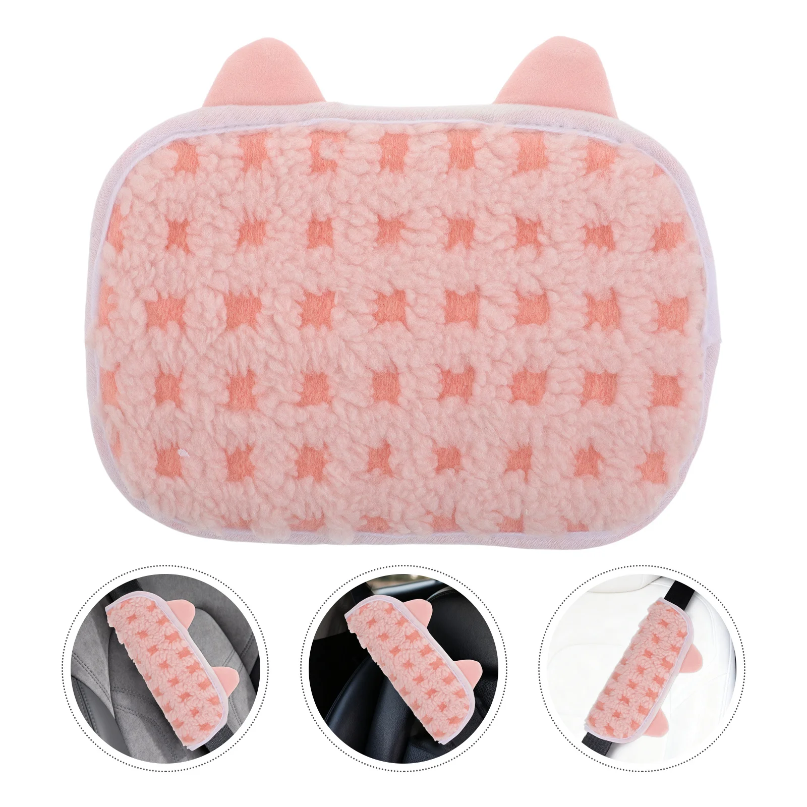 

Safety Shoulder Pad Cover Soft Cushion For Driver Passenger Universal Neck Protector