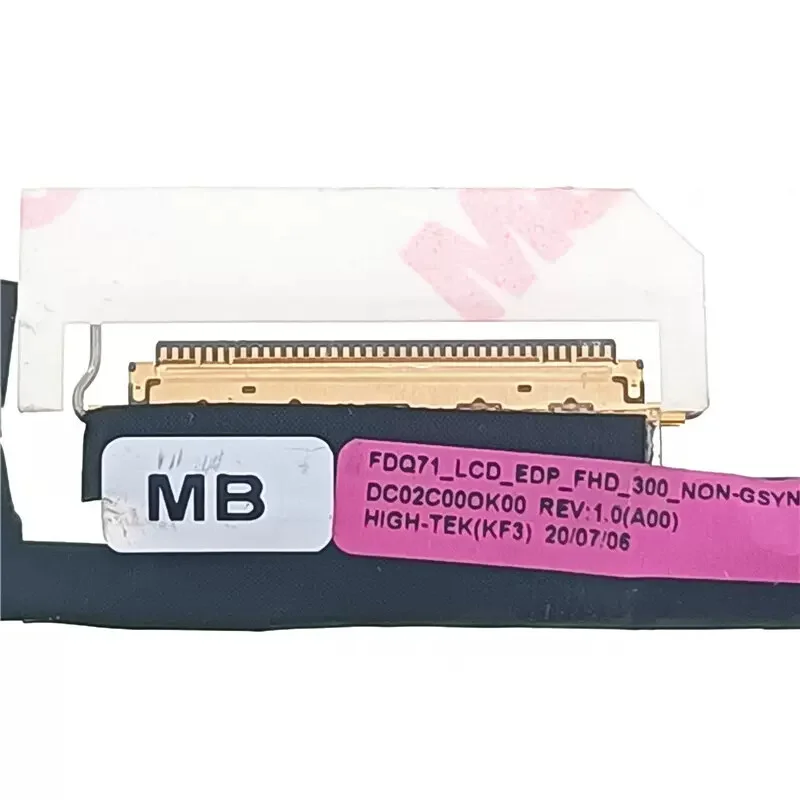OEM Replacement LCD FHD Screen Cable FDQ71 08KPC0 0TPW5K 02C1T7 for Dell Alienware M17 R3 R4