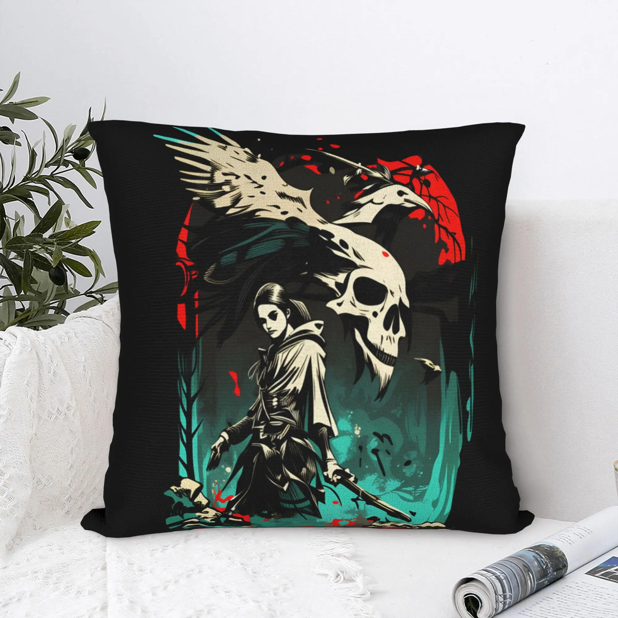 B-Berserks Pillow Case  Soft Pillow Cover For Chair Sofa Home Decor Morden Cushion Cover