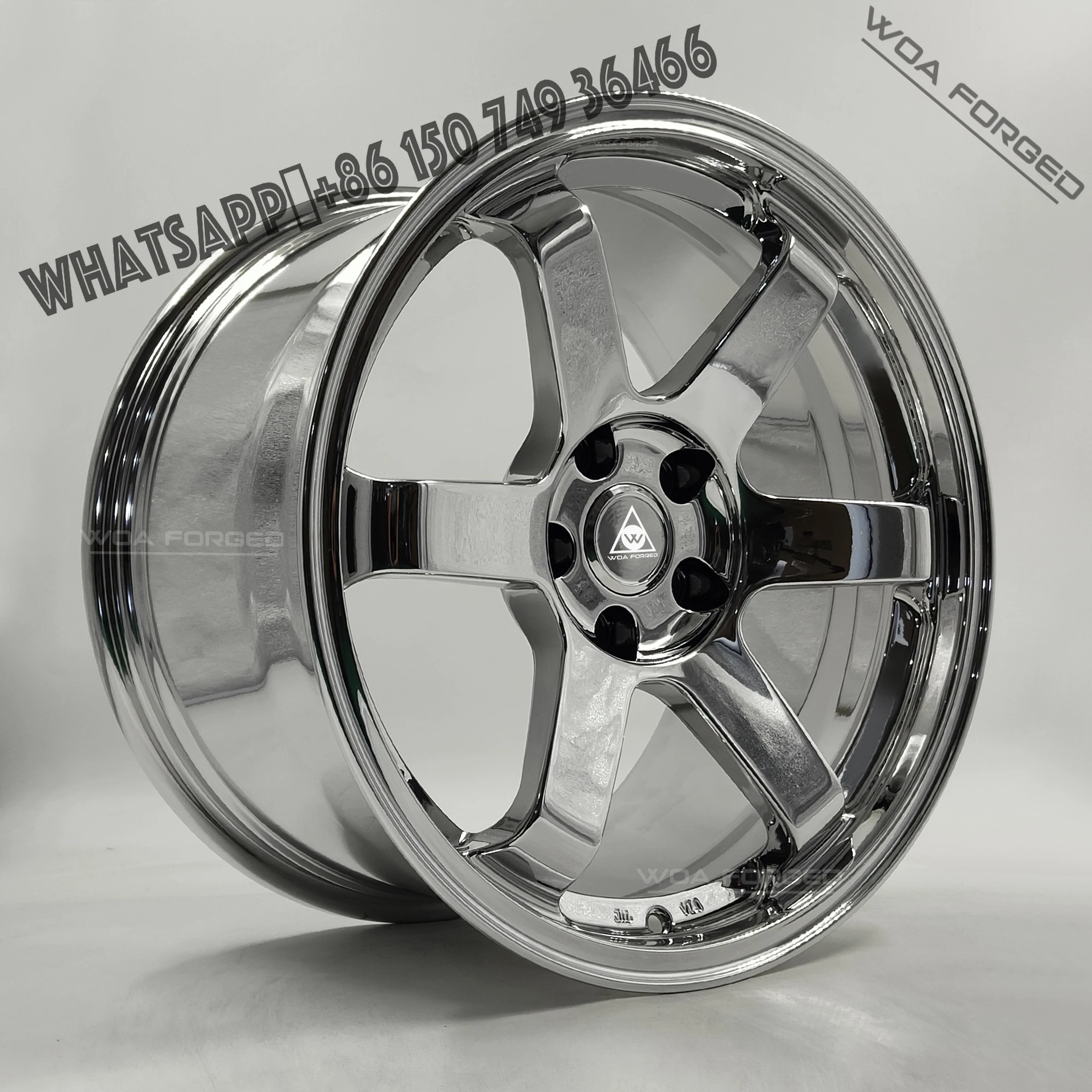 

TE37 Lightweight Stylish Muscular Design Chrome Polished Aluminum Forged Wheels 18-22 Inch 5X112 5x120 5x114.3 20mm 25mm