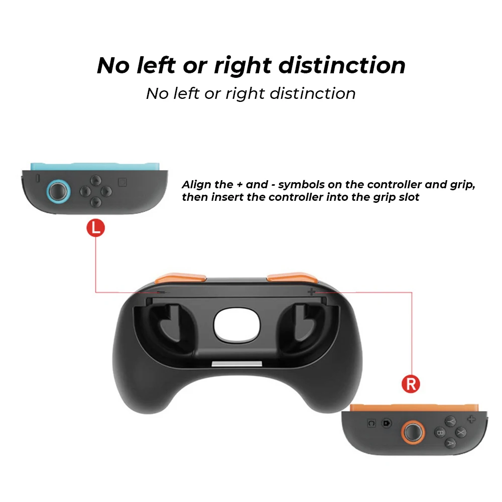2 قطعة قبضة لنينتندو سويتش 2 JoyCon قبضة تحكم حامل اليسار اليمين المقود قبضة ل نينتندو سويتش 2 اكسسوارات