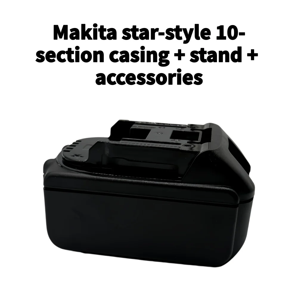 

Power Tool Accessories Storage Box Battery Shell 10cores Accessories Metal Overcharge Protection For MAKITA Electric Power Tool