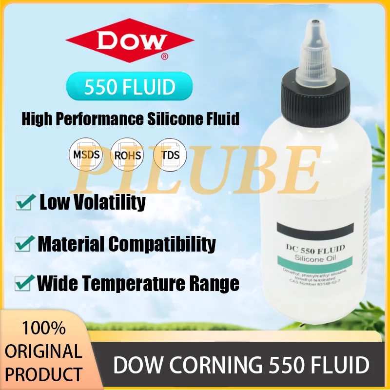 DOW CORNING 550 FLUID DC550 Phenyl Methyl High Temperature Silicone Thermal Fluid for Effective Heat Transfer Original Product