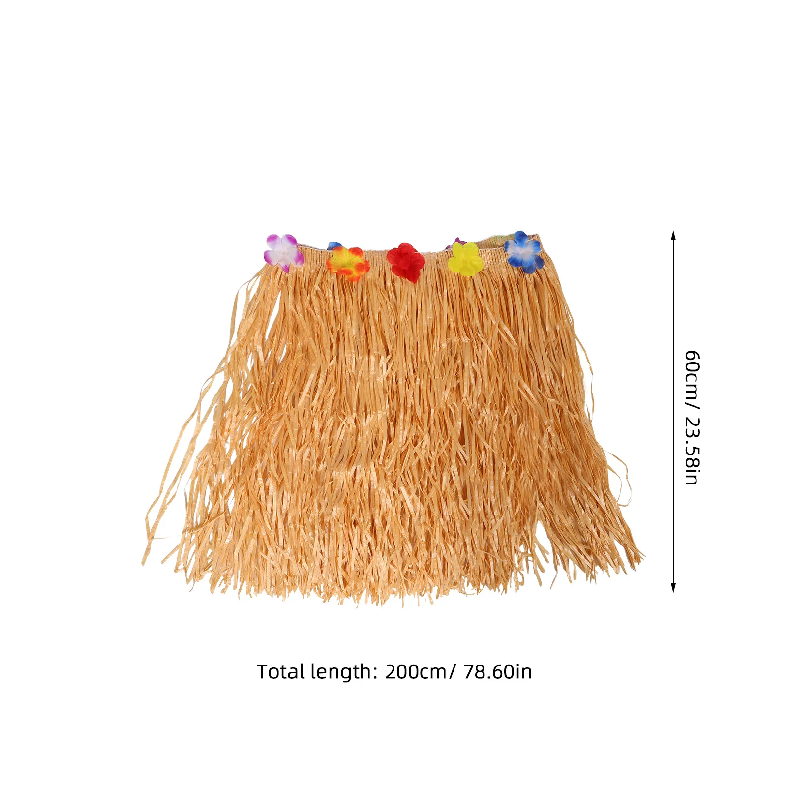 تنورة طاولة حفلات هاواي، لون فريد من نوعه، ديكورات طاولة لوا الاستوائية المتينة، ديكور حفلات أعياد الميلاد، إكليل هاواي لوا