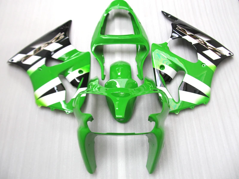 Lime green body kits for Kawasaki ZX6R fairing 2000 2001 2002 00 01 02 Ninja ZX 6R 636 Fairings ZX636 G7N3