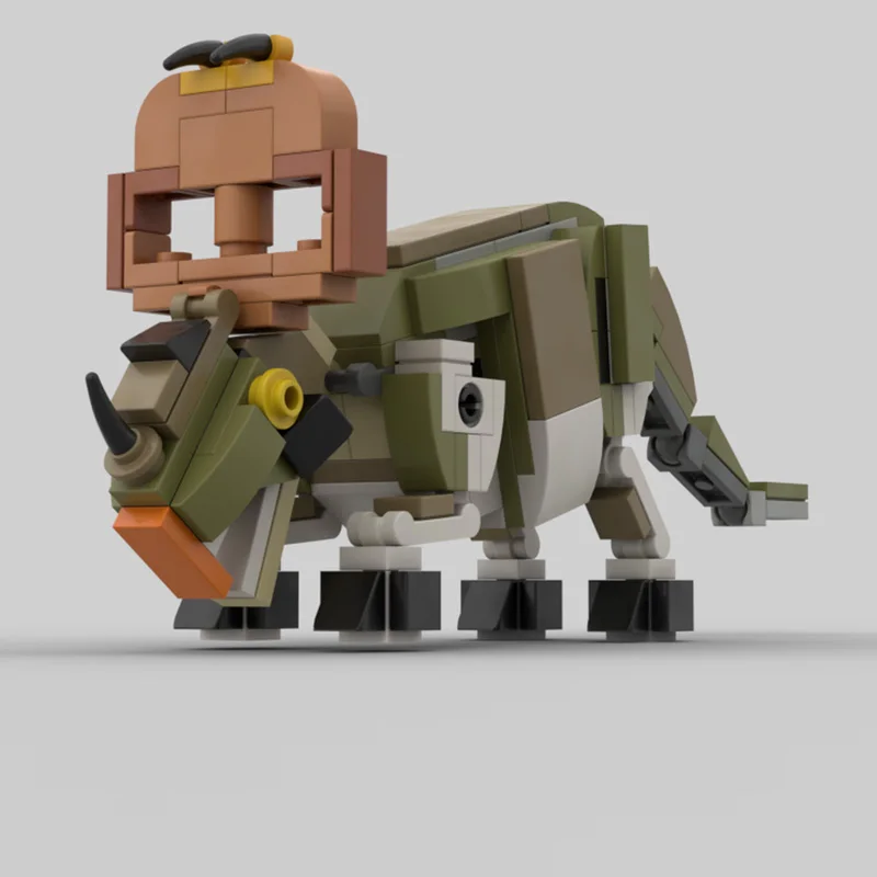 Creators Animal Series Model MOC Building Bricks Sinoceratops Modular Technology Gifts Holiday Assemble Children Toys Suit