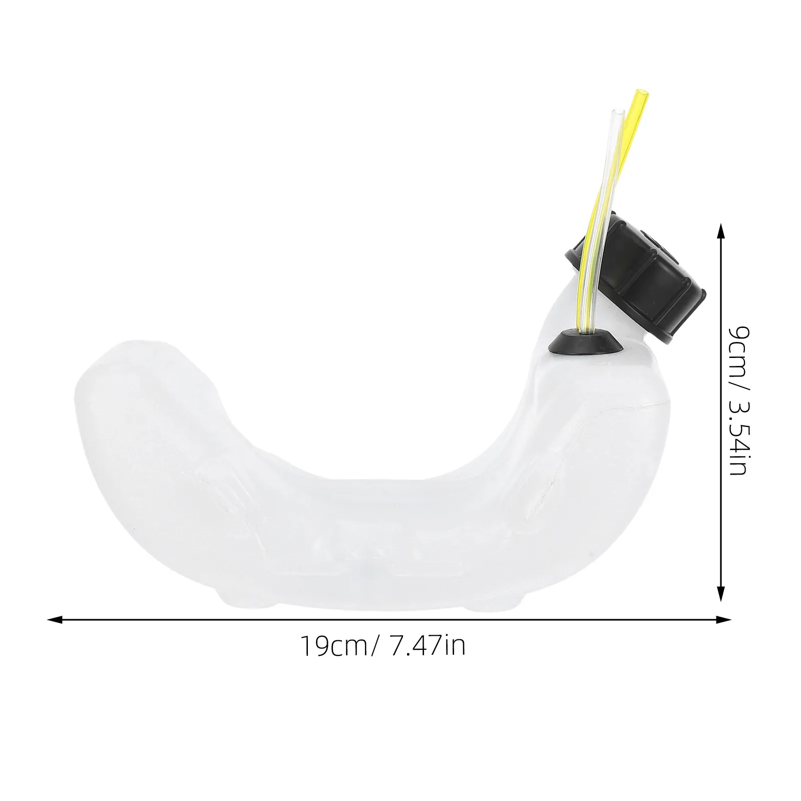 Thick Plastic Mower Petrol Tank Compatible with Two-Stroke Engines Lawn Mower Accessories Garden Power Tools Gas Container Small