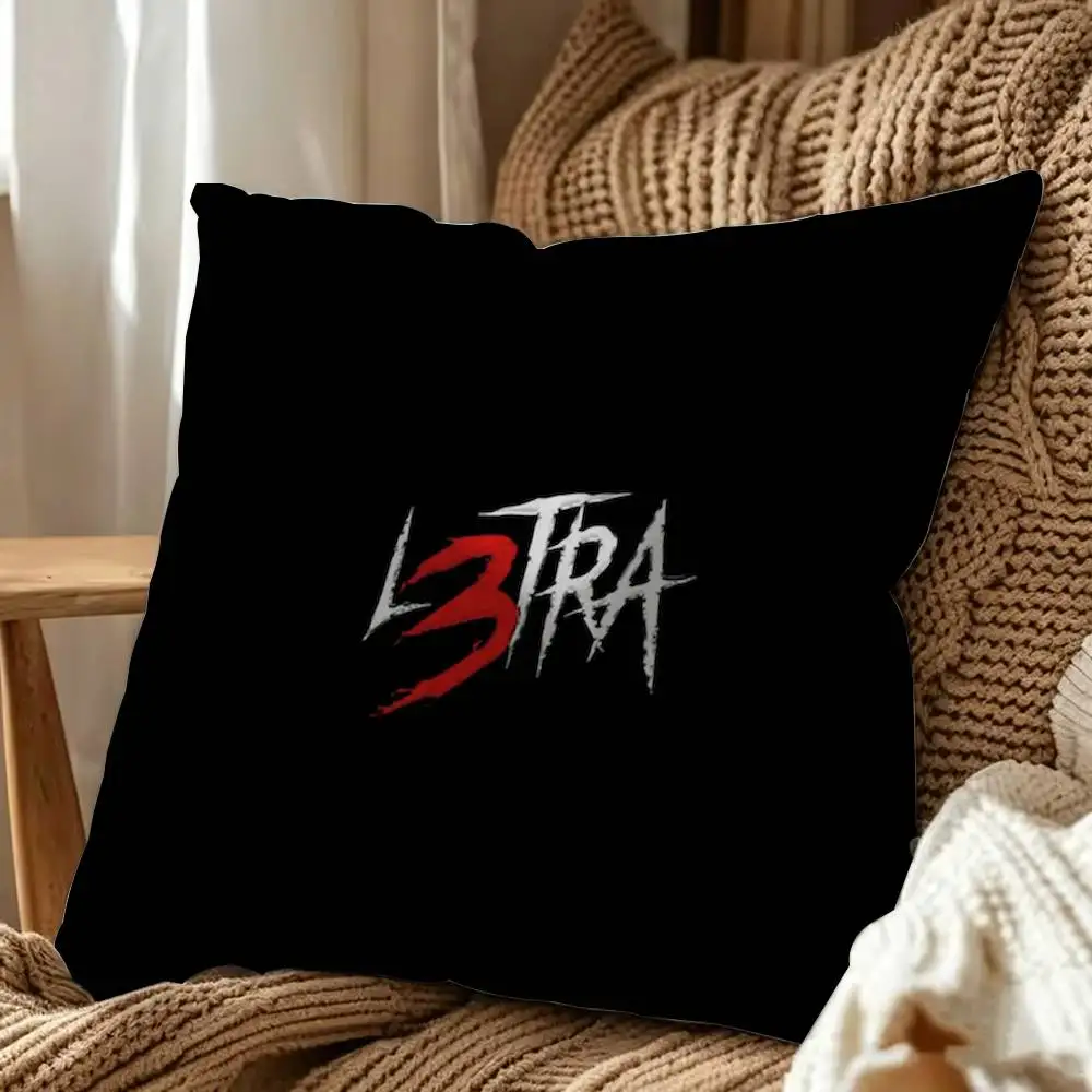 Popular Music Rapper Singer L-luar La L Double-Sided Printed Cushion Cover Bedroom Bedside Sofa Pillow Case