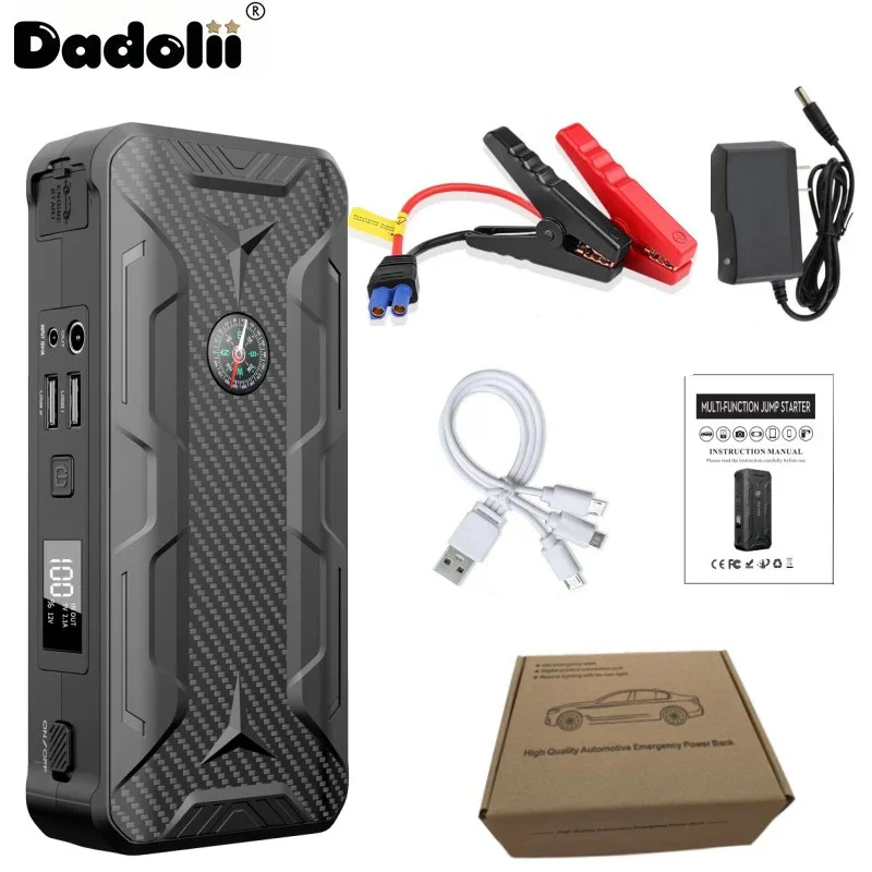 Car Jump Starter Starting Device Battery Power Bank 12V38000mAh Jumpstarter Auto Buster Emergency Booster Car Charger Jump Start