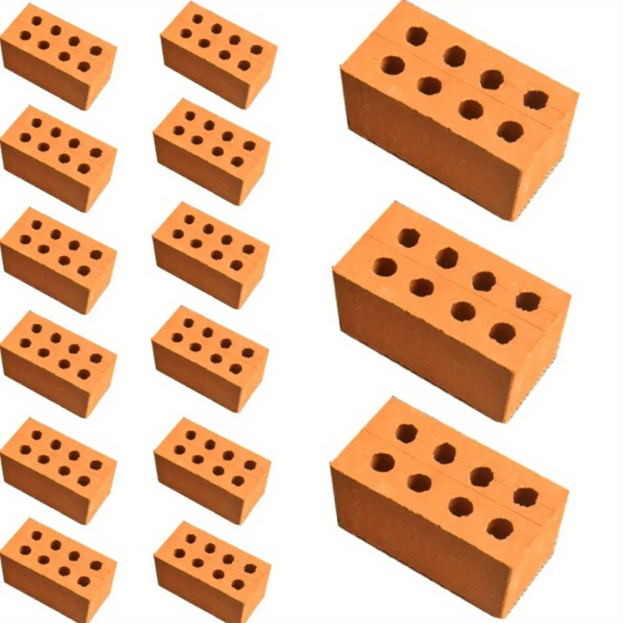 50 \ 100 قطعة من الطوب الصغير الحرف المصغرة الاصطناعية اليدوية تخطيط الديكور الطين رمل الجدار-اليدوية ميسون لتقوم بها بنفسك منزل Buildi