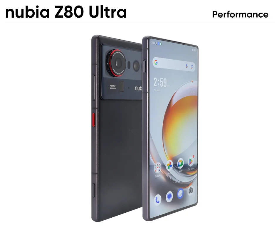 Official Nubia Z80 Ultra 5G Smartphone Global Version Snapdragon 8 Elite Gen 5 7200mAh 6.85'' 144Hz Oled Display 90W Fast Charg