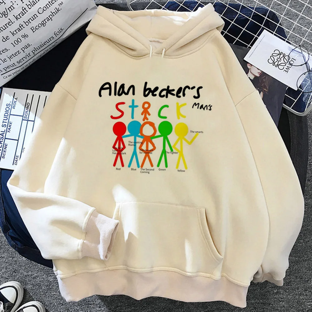 

Alan Becker hoodies women graphic y2k aesthetic anime harajuku Hooded Shirt clothing female 90s pulls