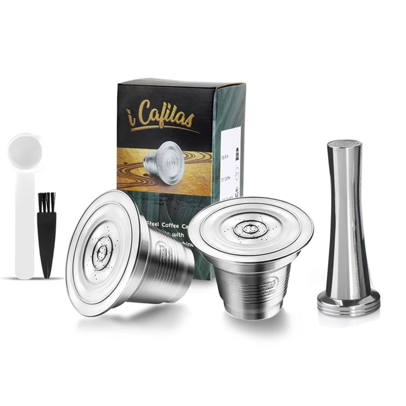 Reusing Nespresso-Kaffeepads L'Or Barista Kaffeekapseln aus Edelstahl, kompatibel mit L'Or Barista-Kaffeemaschinen icafilas