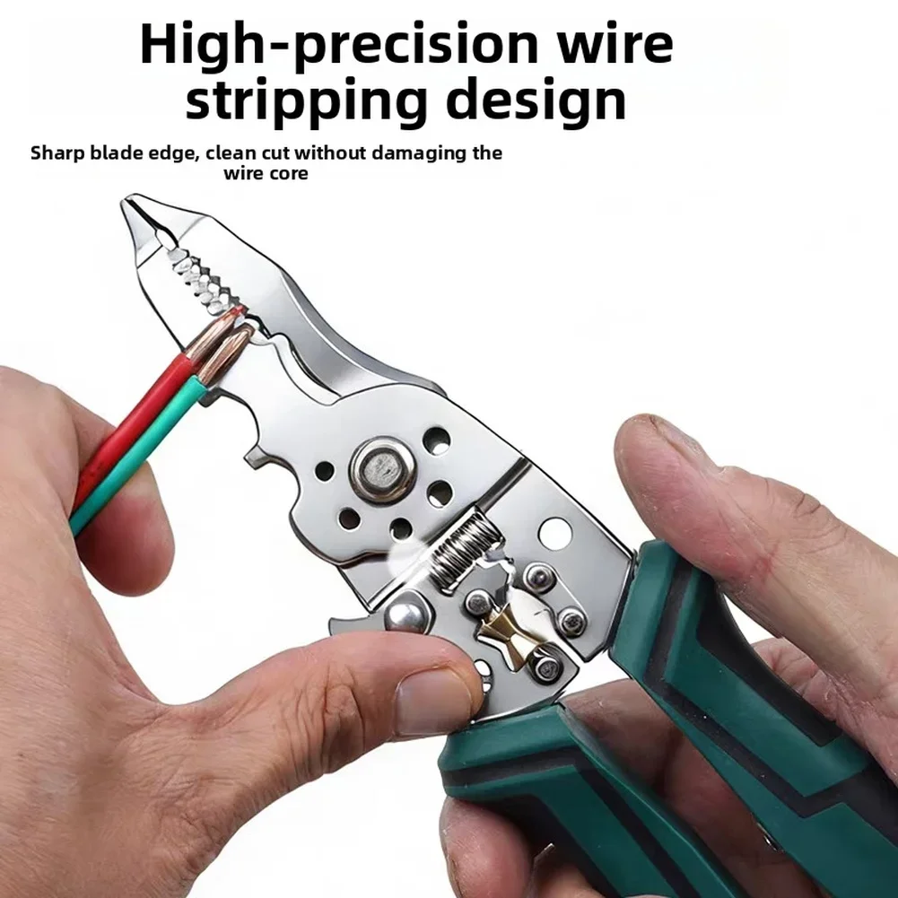 

Многофункциональные электрические клещи 16-в-1 с функциями зачистки проводов, резки, обжима и бесконтактного тестера напряжения