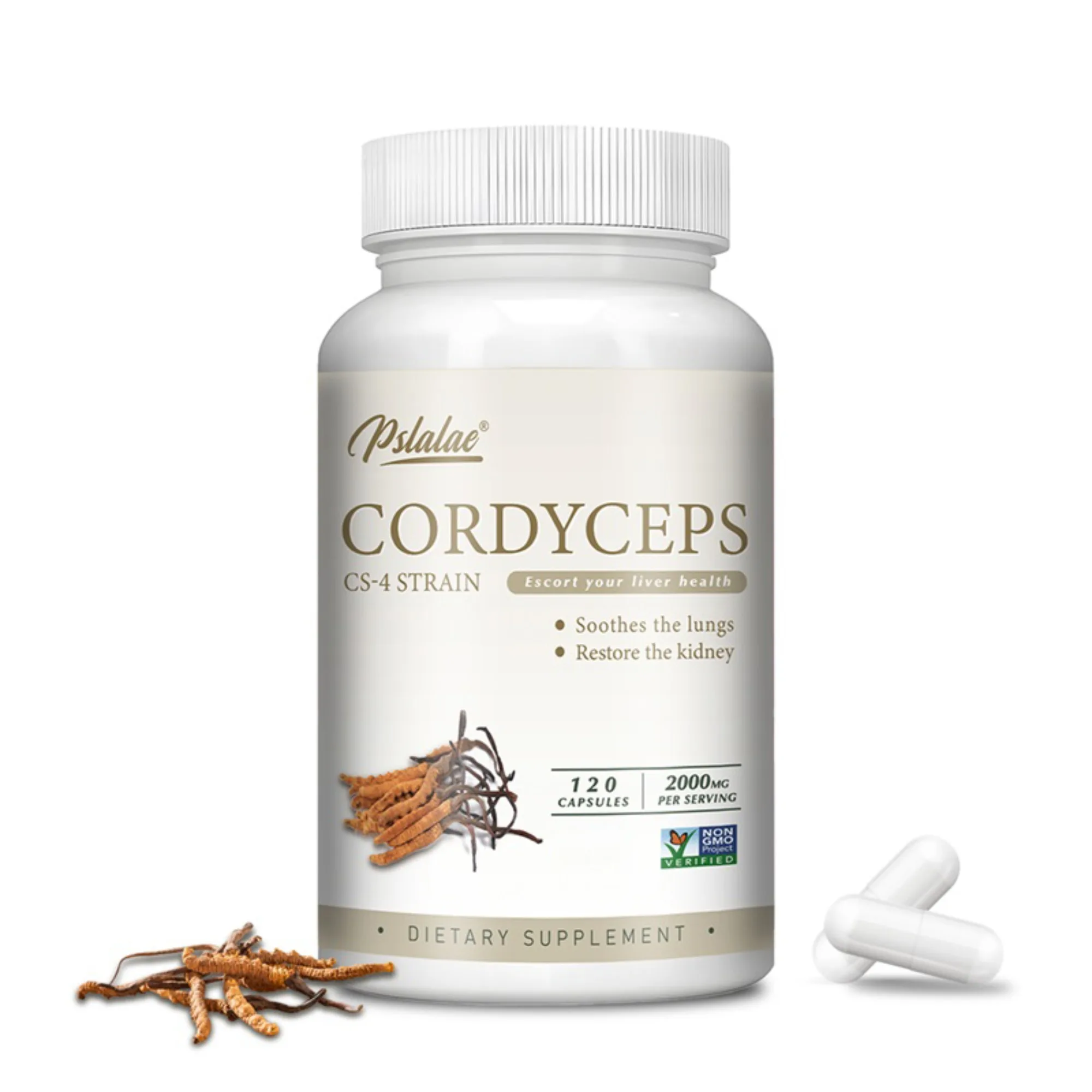 

Кордицепс 2000 мг - поддержка выносливости и энергии, помогает иммунитет и здоровье сердечно-сосудистой - 120 капсул